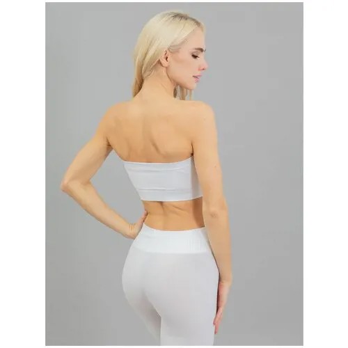 Топ Giulia BANDEAU размер S/M, bianco (Белый)