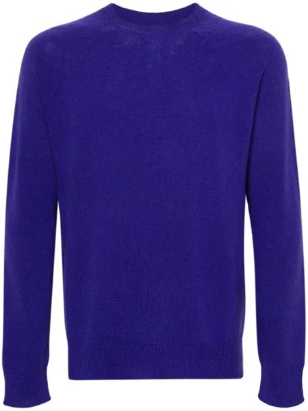 Jil Sander джемпер в рубчик, фиолетовый