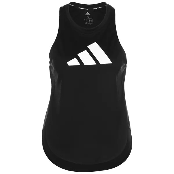 Спортивная футболка adidas Performance Tanktop 3 Bar Logo, черный