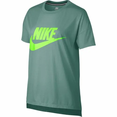 Женская футболка с коротким рукавом Nike Signal Logo Cannon-Ghost Green 821993-046