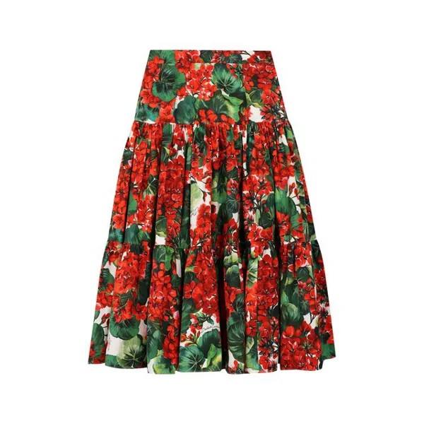 Хлопковая юбка Dolce & Gabbana