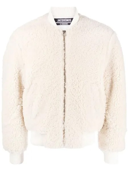 Jacquemus бомбер Le Blouson Pilou, белый