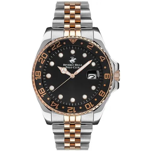 Наручные часы Beverly Hills Polo Club Классика BP3126X.550, черный, серебряный