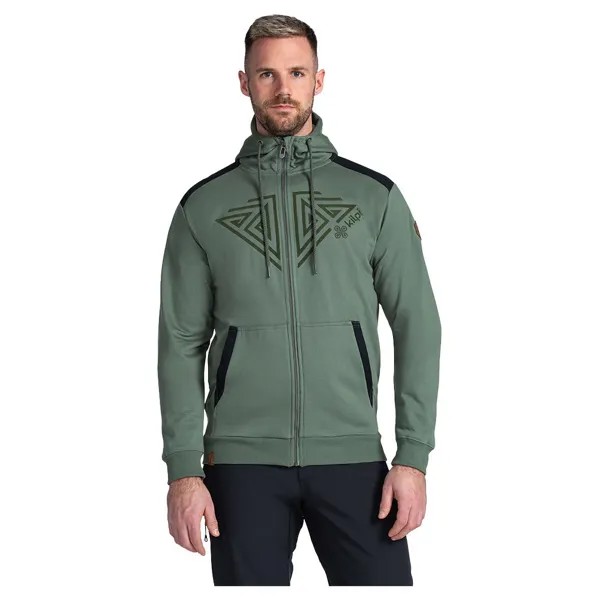 Толстовка Kilpi Adelan Full Zip, зеленый