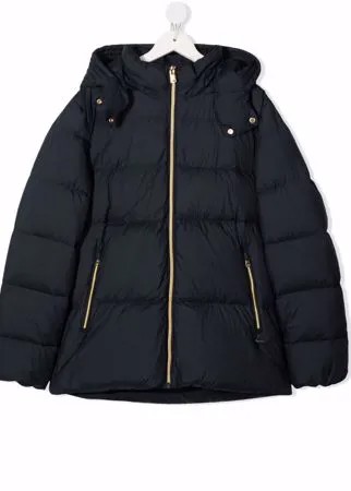 Woolrich Kids пуховик с капюшоном