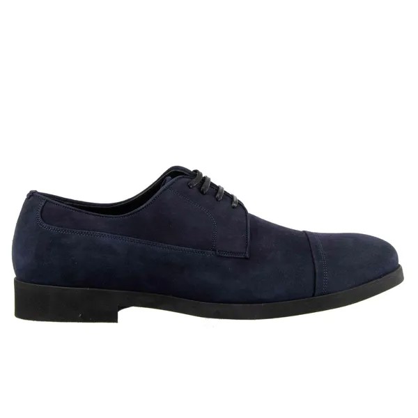 Dolce - Gabbana Деловые Оксфорды Дерби Sorrento Suede Navy Blue 08608