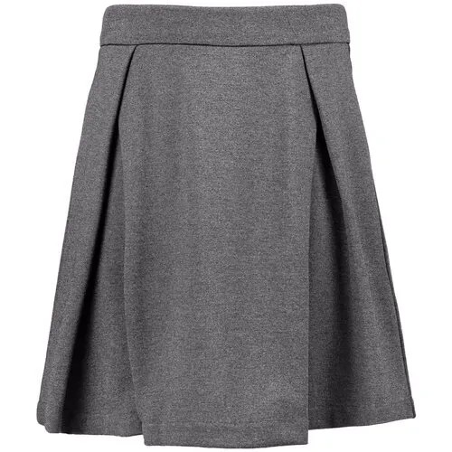 Серая юбка Gulliver, размер 158*76*66, цвет серый меланж