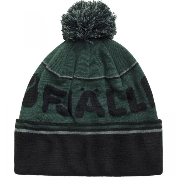 Шапка бини мужская Fjallraven Pom Hat arctic green-black, р 54-60