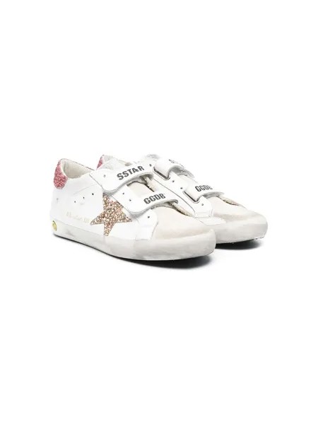 Golden Goose Kids кеды Superstar Glitter