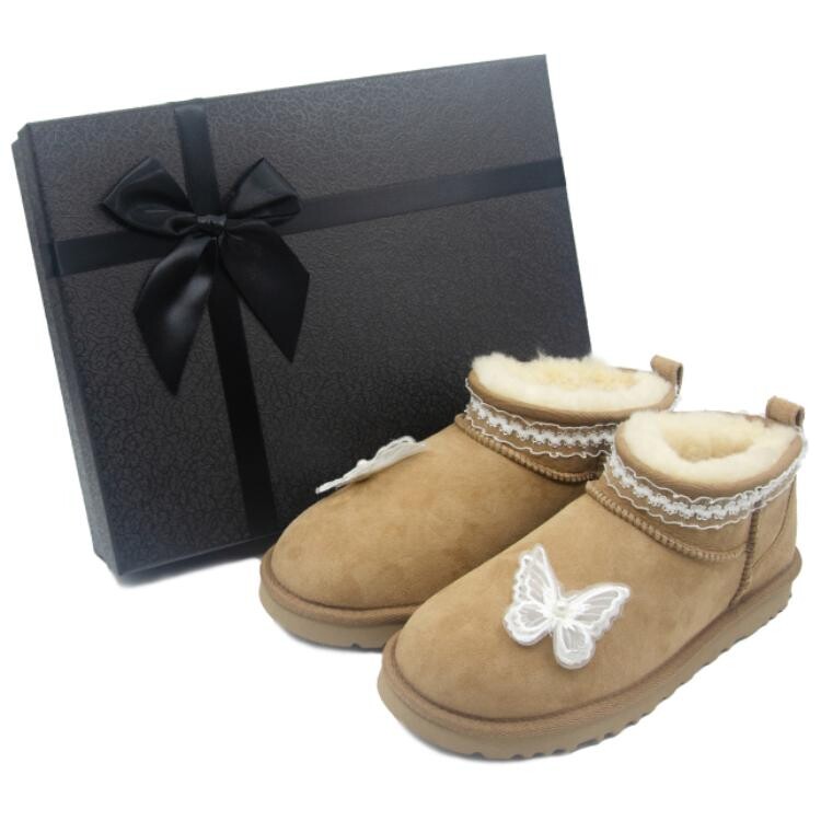 CLASSIC ULTRA MINI Зимние ботинки женские каштановые Ugg