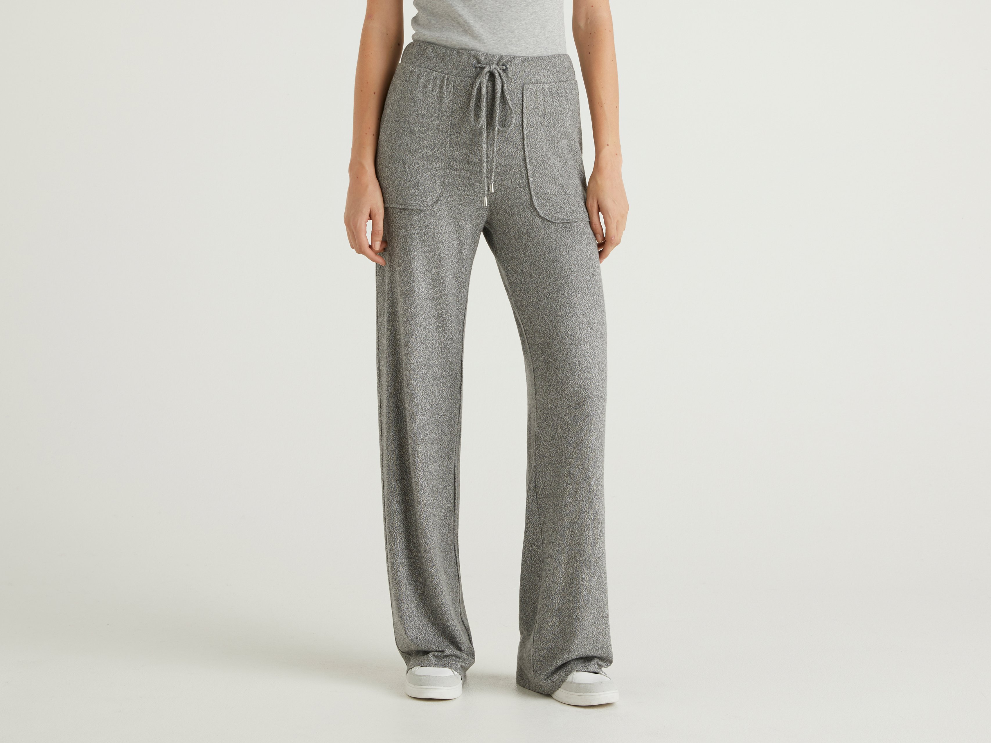 Спортивные брюки женские United Colors of Benetton 21A_3JLVP0514 серые L