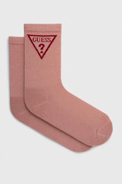 Носки Guess, розовый
