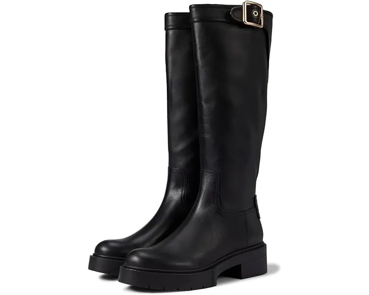 Ботинки COACH Lilli Leather Boot, черный