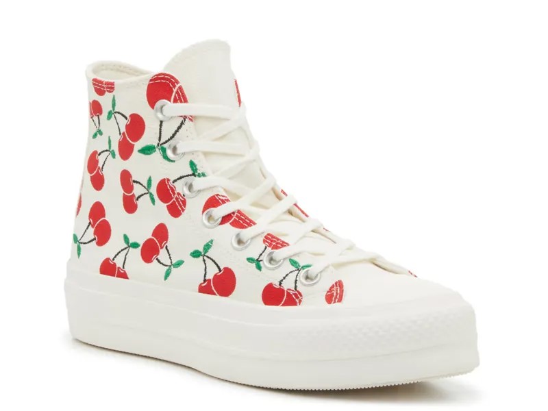 Кроссовки Chuck Taylor All Star High-Top Platform Sneaker Converse, кремовый