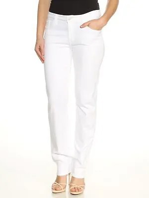 J BRAND Женские белые джинсы прямого кроя Размер: 29 Талия