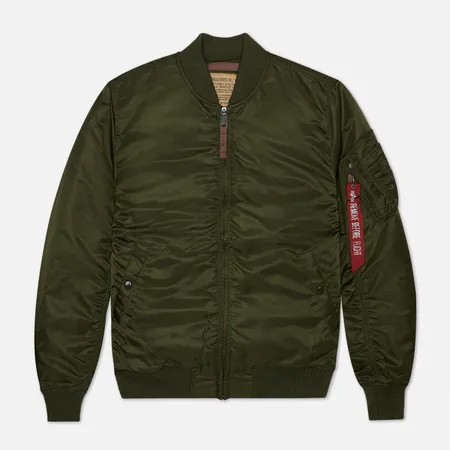 Мужская куртка бомбер Alpha Industries MA-1 VF 59, цвет оливковый, размер M