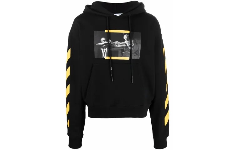 OFF-WHITE Толстовка унисекс, цвет Black