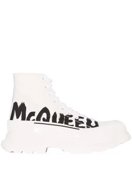Alexander McQueen высокие кеды Tread Slick