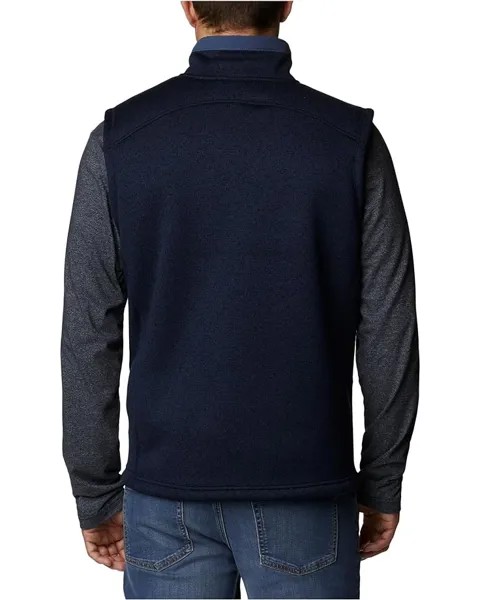 Утепленный жилет Columbia Sweater Weather Vest, цвет Collegiate Navy Heather
