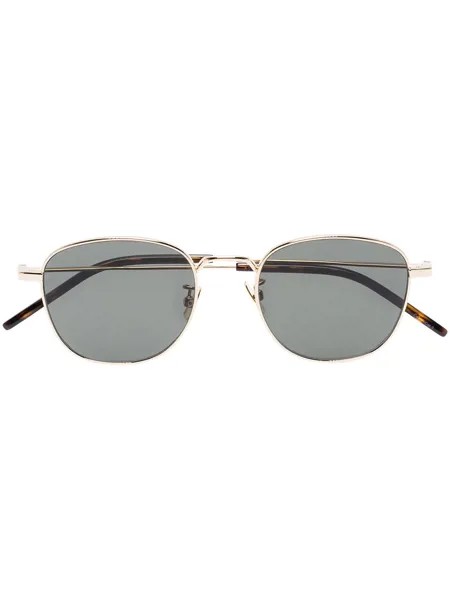 Saint Laurent Eyewear солнцезащитные очки в круглой оправе