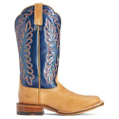 Ariat Darbie Western TooledInlay Ковбойские женские повседневные ботинки с квадратным носком, размер 6 B