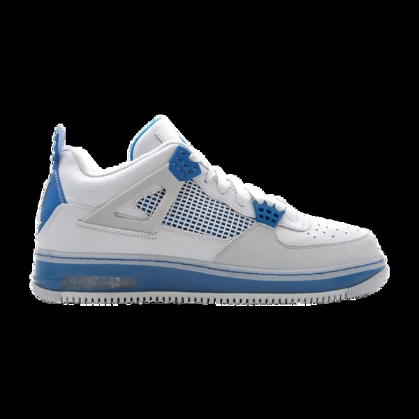 Кроссовки Air Jordan Fusion 4 'Military Blue', белый
