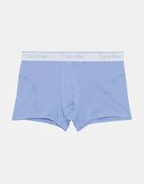 Голубые боксеры-брифы Calvin Klein-Синий