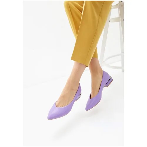 Туфли лодочки MakFine, размер 38, фиолетовый