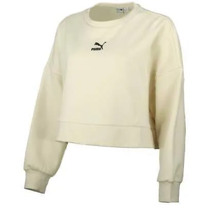 Puma Boxy Crew Neck Sweater Womens Size L Повседневная спортивная верхняя одежда 535429-03