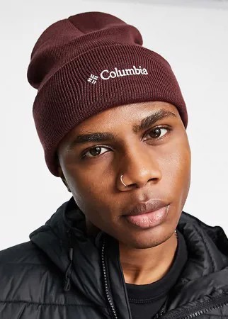 Бордовая шапка-бини Columbia City Trek – эксклюзивно для ASOS-Красный