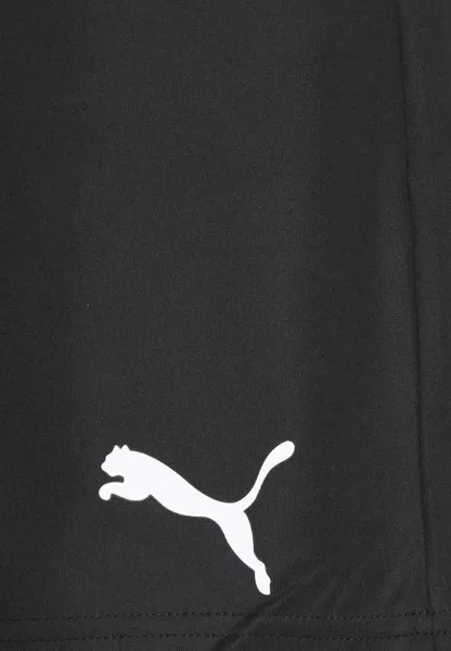 Короткие спортивные штаны Teamrise Training Shorts Puma, чёрный/белый
