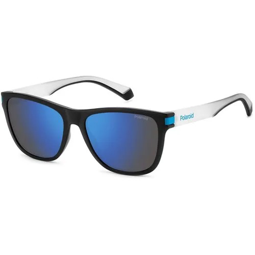 Солнцезащитные очки Polaroid Polaroid PLD 2138/S 0VK 5X 2057150VK565X, голубой, черный