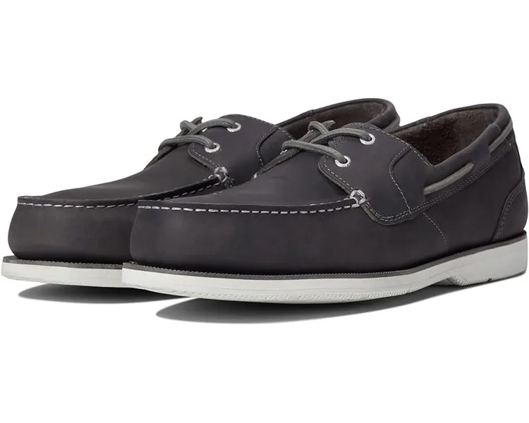 Топсайдеры Rockport Perth Bay Boat Shoe, цвет Steel Grey