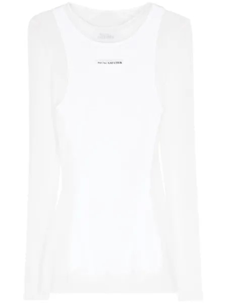 Jean Paul Gaultier топ Petit Grand, белый