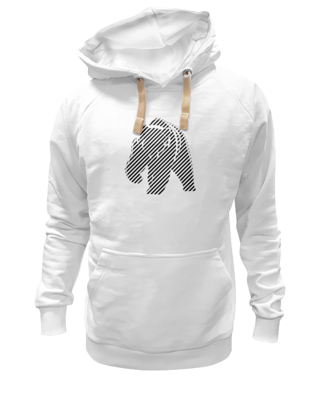 Худи Printio Кацалапый белое 2XL