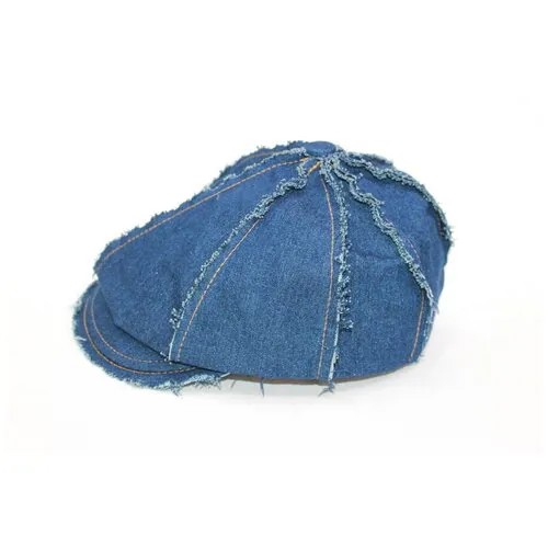 Кепка шлем Мария летняя, размер 58 - 59, синий