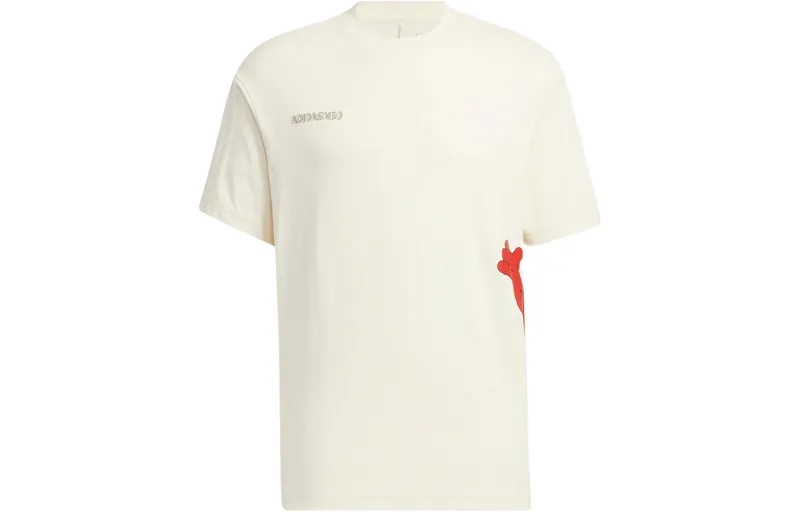 Футболка унисекс Off White Adidas Neo, кремовый