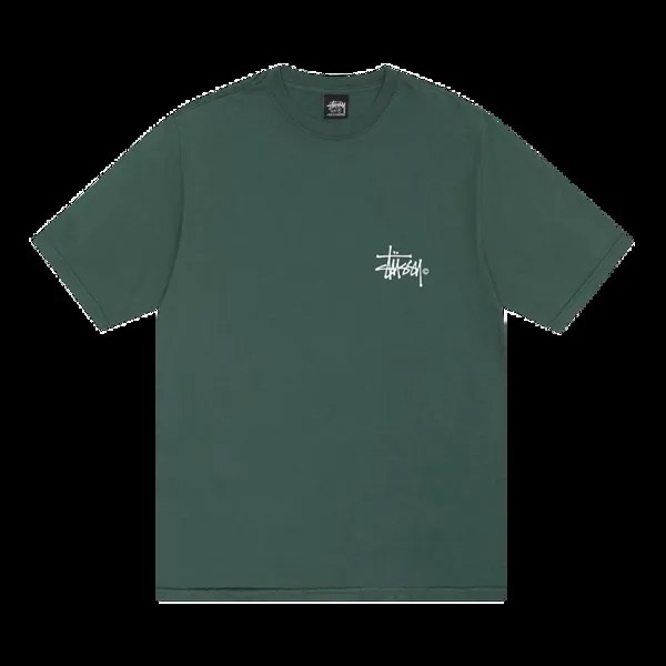 Футболка Stussy IST Venus Pigment Dyed 'Forest', зеленый