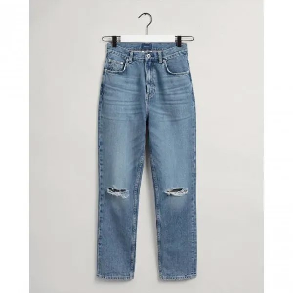 Женские джинсы прямые Gant, синие