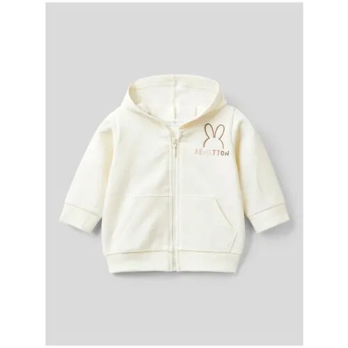 Худи на молнии United Colors of Benetton для новорожденных 22A-35Q2A500E-07V-62