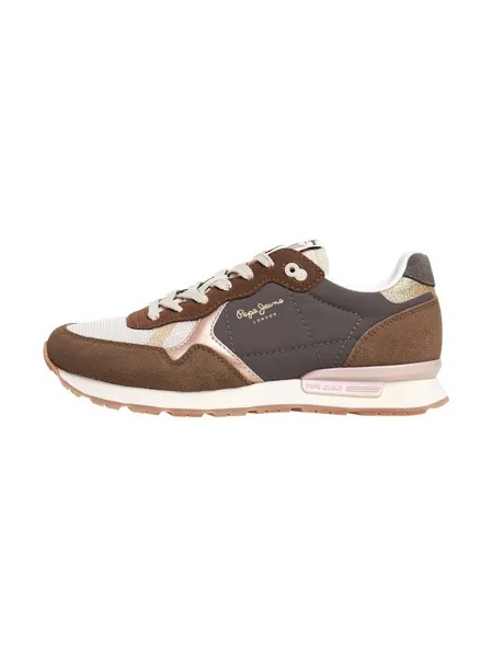 Кроссовки Pepe Jeans Sneakers BRIT MIXT W, коричневый