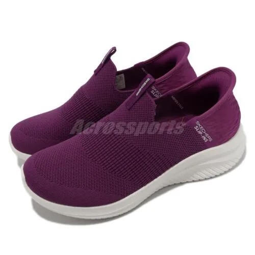 Skechers Ultra Flex 3.0-Cozy Streak Широкие слипоны Фиолетовые женские туфли 149708W-RAS