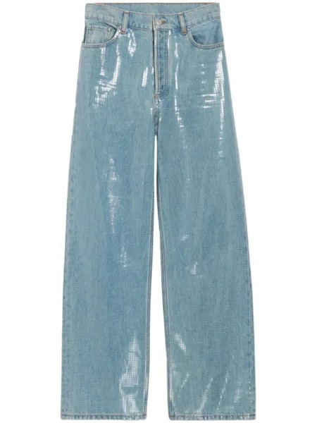 Джинсы с блестками Claude Джинсы Claudie Pierlot, синие