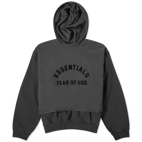 Худи Fear Of God Essentials Spring Fleece, черный