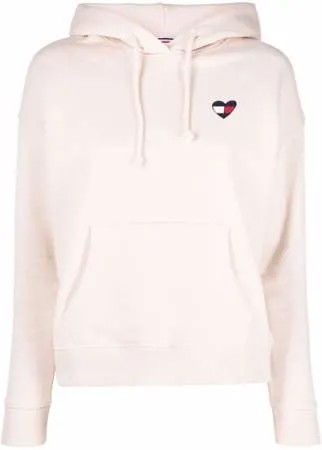 Tommy Jeans худи из органического хлопка с нашивкой-логотипом
