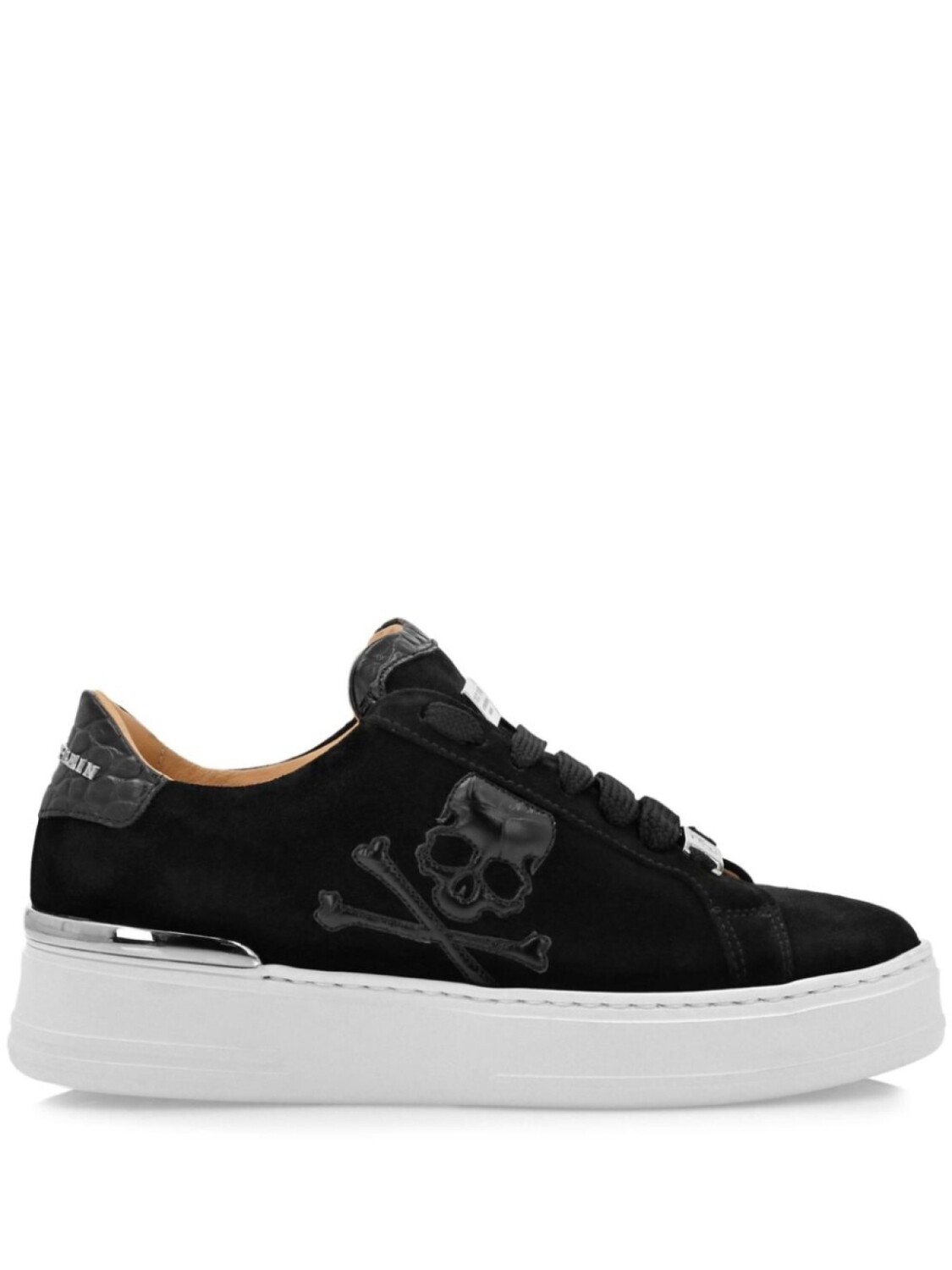 Philipp Plein кеды Skull & Bones, черный