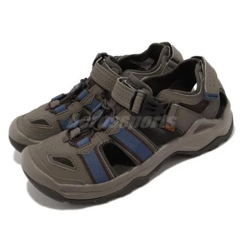 Teva Omnium 2 Коричнево-Синие Мужские Быстросохнущие Сандалии для Водной Обуви На Открытом Воздухе 1019180-BNGC