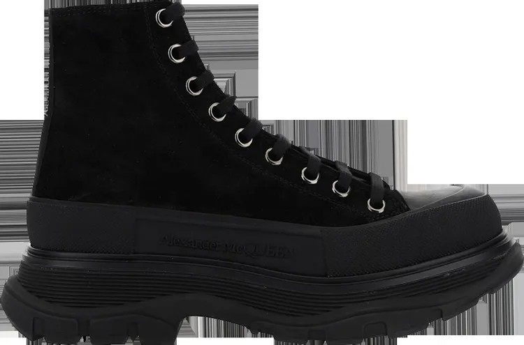 Кроссовки Alexander McQueen Tread Slick Boots Black, черный