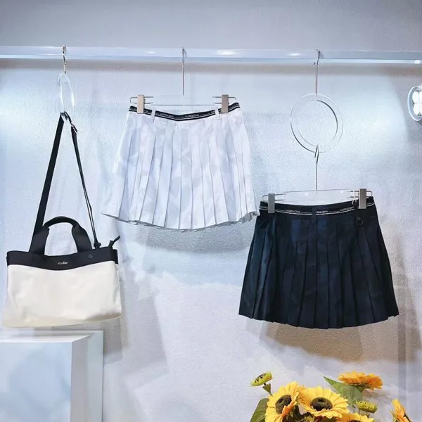 Новая юбка для гольфа, Женская весенне-летняя плиссированная юбка с высокой талией, универсальная камуфляжная уличная юбка hakama