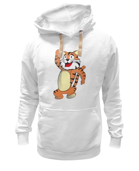 Худи Printio Тигренок белое 3XL